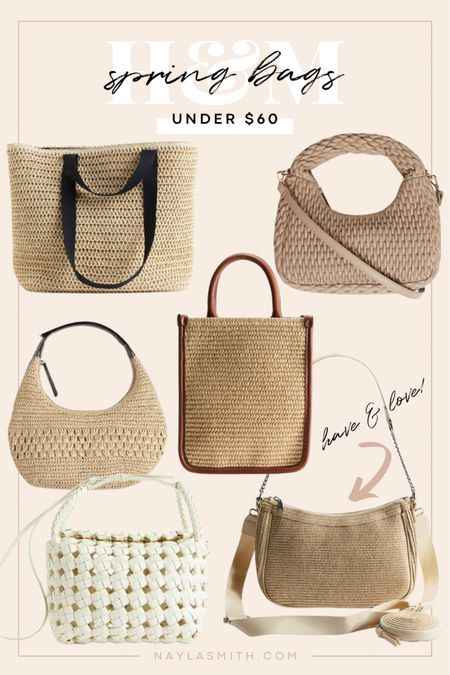 Affordable spring & summer bags from H&M - straw bags, woven leather bags, tote bag, crossbody bag, shoulder bag

Vacation style, spring fashion trends, handbags


#LTKfindsunder100 #LTKSeasonal #LTKitbag