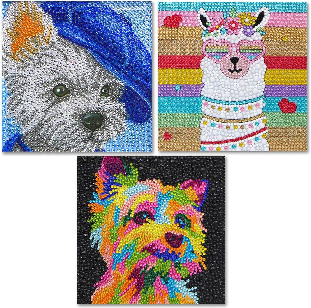 Sloikey Diamond Art Kits for Kids Suit for Kids Ages 6-8-9-12 and Beginners,Diamond Art Gem by Nu... | Amazon (US)