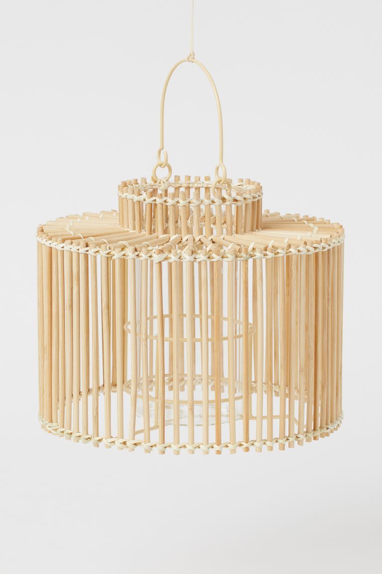 Large Bamboo Candle Lantern | H&M (US)