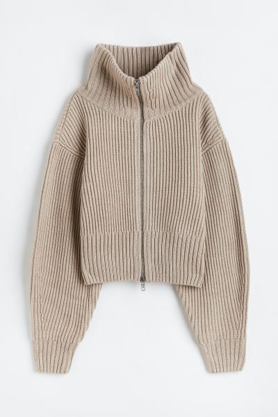 Wool-blend Cardigan with Zipper | H&M (US + CA)