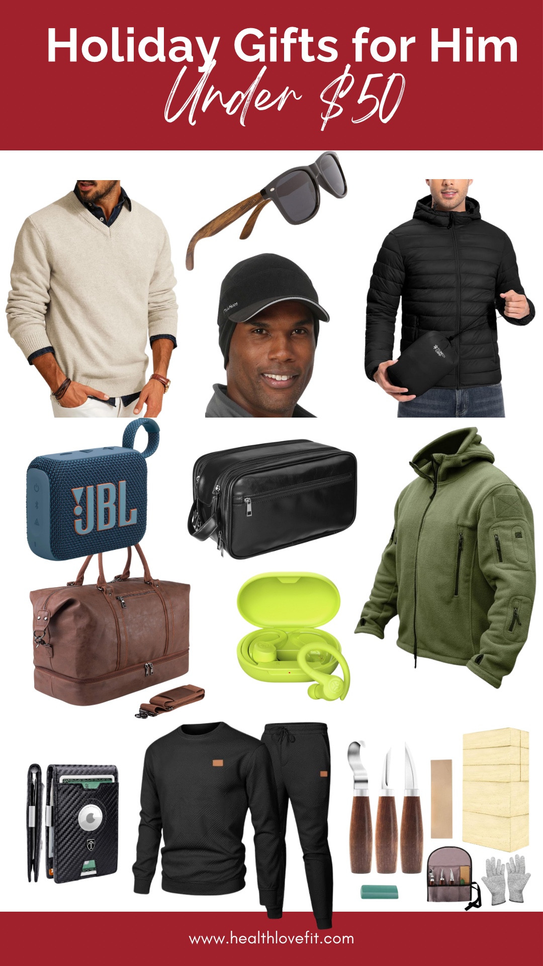 Holiday gift ideas for men under $50. 

#LTKMens #LTKGiftGuide #LTKHoliday