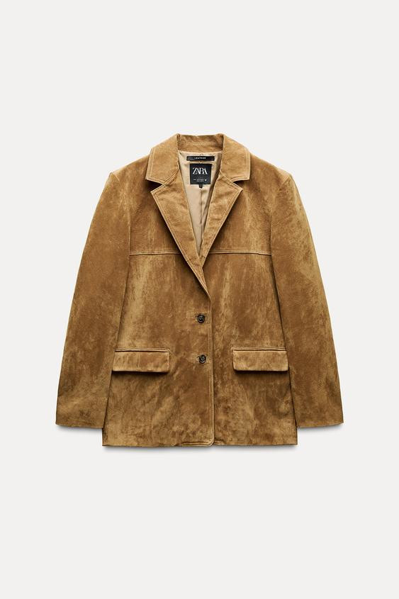 SUEDE BLAZER | Zara US