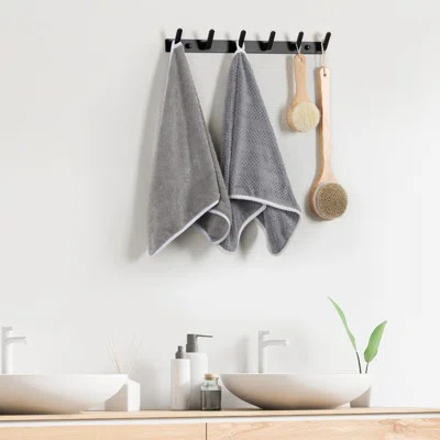 Jacub Metal Wall 6 - Hook Wall Mounted Coat Rack | Wayfair North America