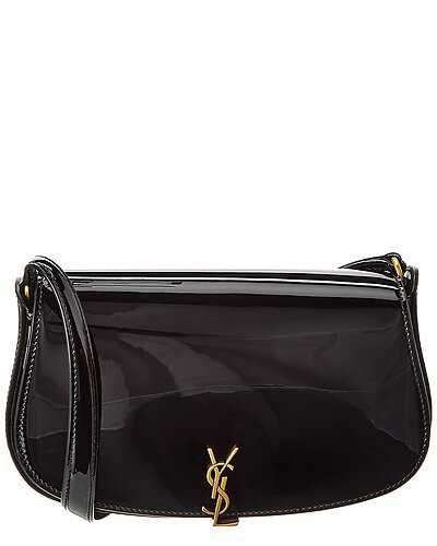 Demi Lune Patent Shoulder Bag | Gilt & Gilt City