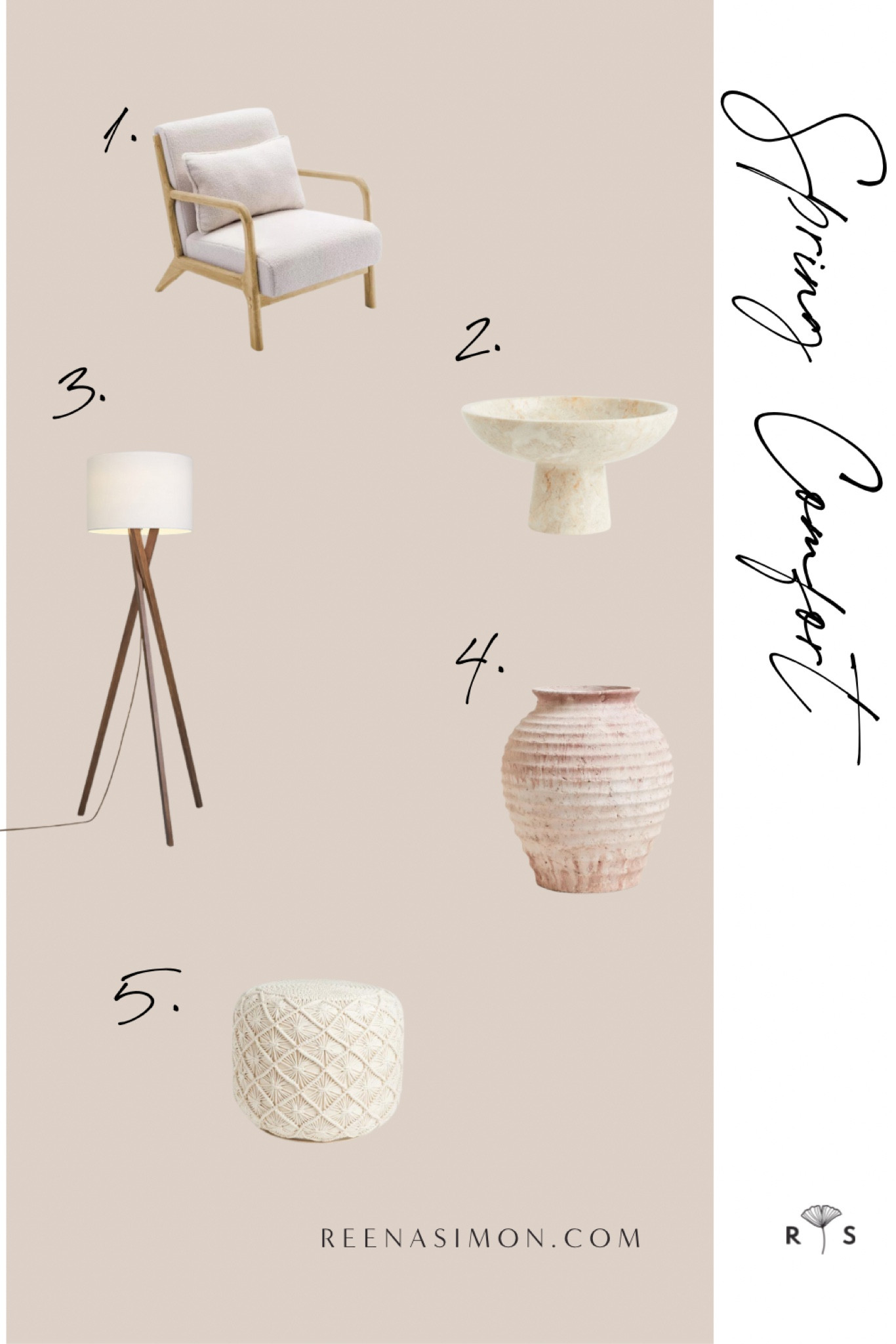 Spring is round the corner and I’ve been on the hunt for pieces that will transition into the new season. A selection of decor from John Lewis, Marks & Spencer’s and more!






spring refresh, interiors, home, Scandi living, armchair, vase, neutral tones, floor lamp



#LTKfindsunder100 #LTKSeasonal #LTKhome