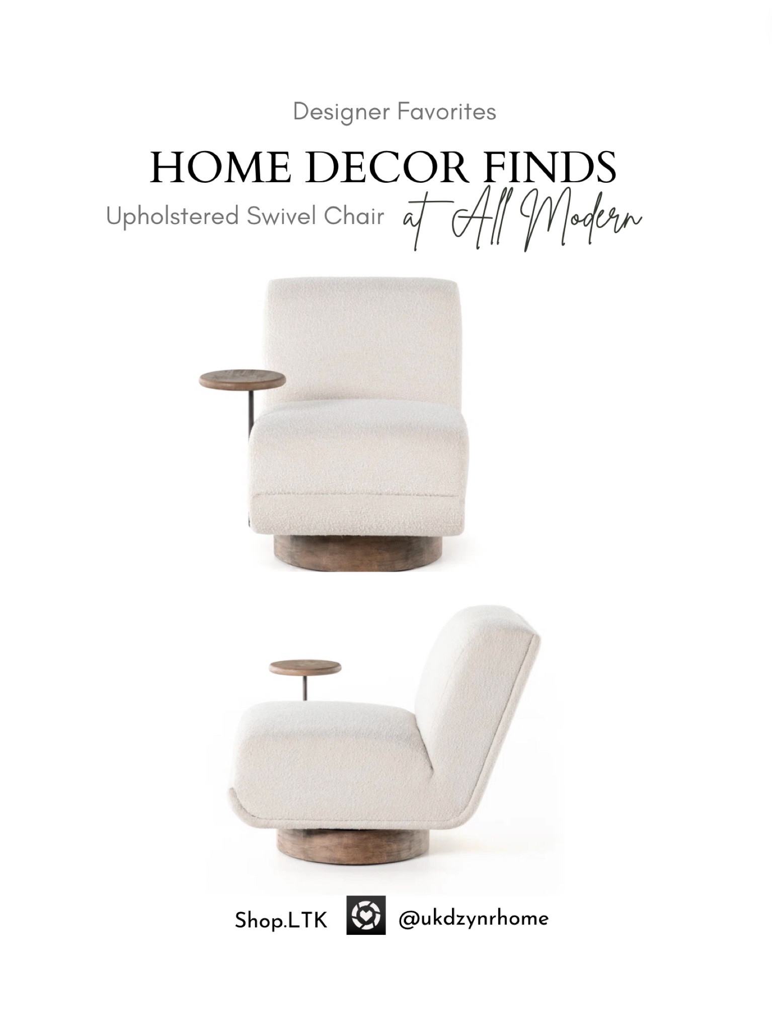 Designer Favorite Swivel Chairs from All Modernn

#LTKhome
