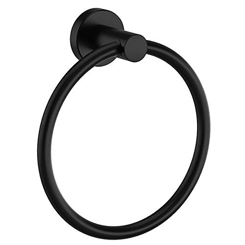 Marmolux Acc - Matte Black Towel Ring | Modern Hand Towel Holder for Bathroom Wall | SUS304 Stainles | Amazon (US)