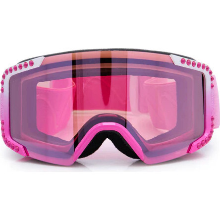 Lustrous Frost Ski Goggle, Pink Frost | Maisonette