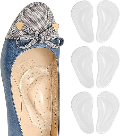 Dr. Foot's Arch Support Shoe Insoles for Flat Feet, Gel Arch Inserts for Plantar Fasciitis, Adhes... | Amazon (US)