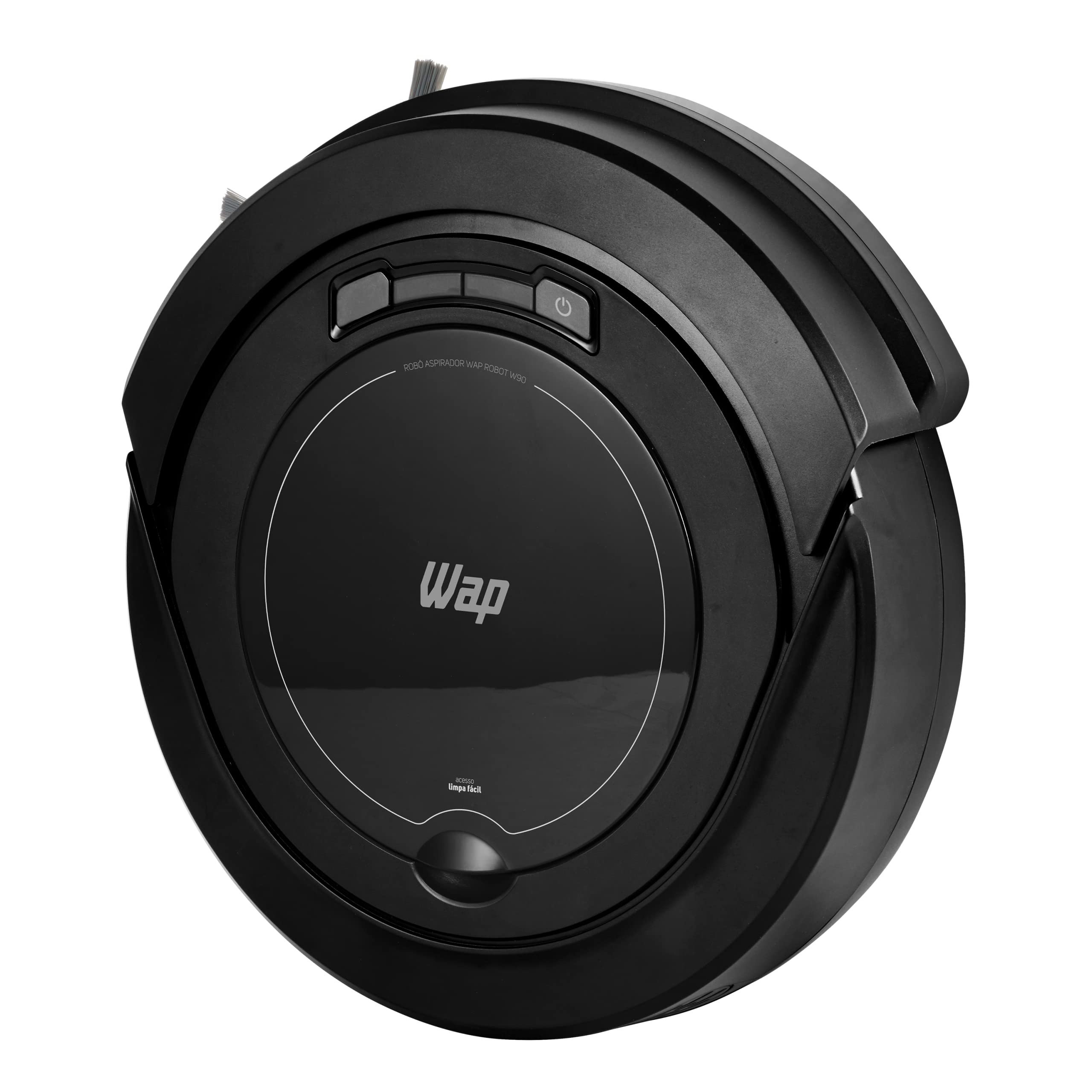 WAP Aspirador de Pó Robô ROBOT W90 3 em 1, Automático, 250ml, Sistema Antiqueda e Rodas Emborr... | Amazon (BR)
