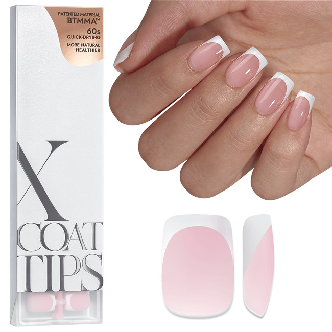 XCOATTIPS® French - Pink Short Square | Sally Beauty