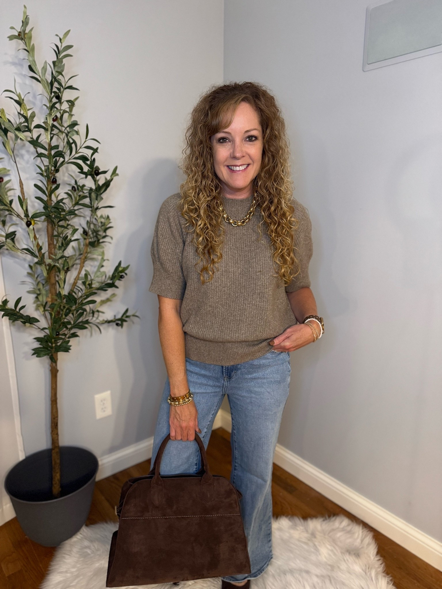 Target 🎯 sale! Work outfit / fall outfit / pre fall outfit / date night outfit / Over 40 style / Workwear 

Top- sized up to a large
Jeans- size 6 short, light blue wash
Mary Jane’s- size 8, tts

#LTKOver40 #LTKSaleAlert #LTKWorkwear