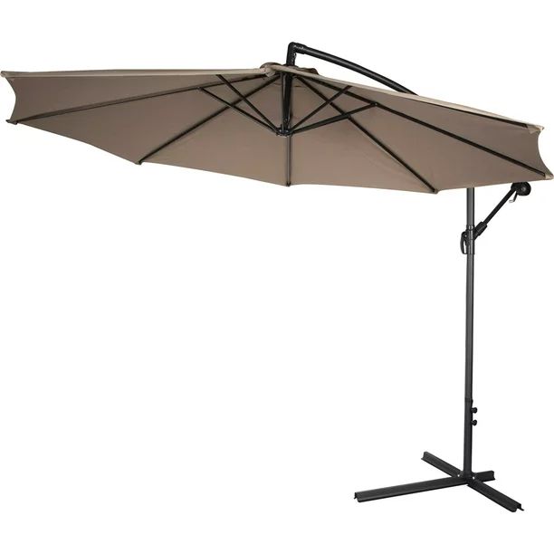 Barton Patio 10' Hanging Umbrella Off Set Outdoor Parasol, 4 colors | Walmart (US)