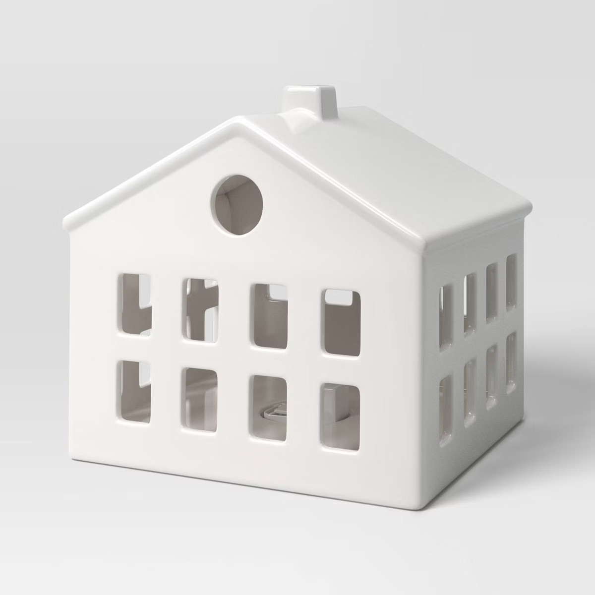 Ceramic LED Cottage House Christmas White - Threshold™ | Target