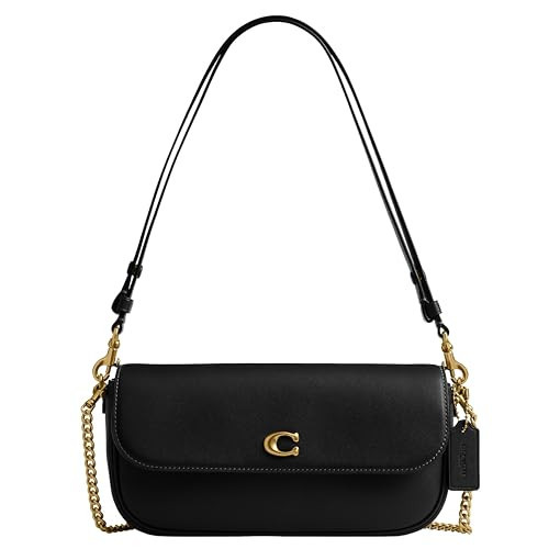 Coach Brook Flap Chain Bag, B4/Black | Amazon (US)