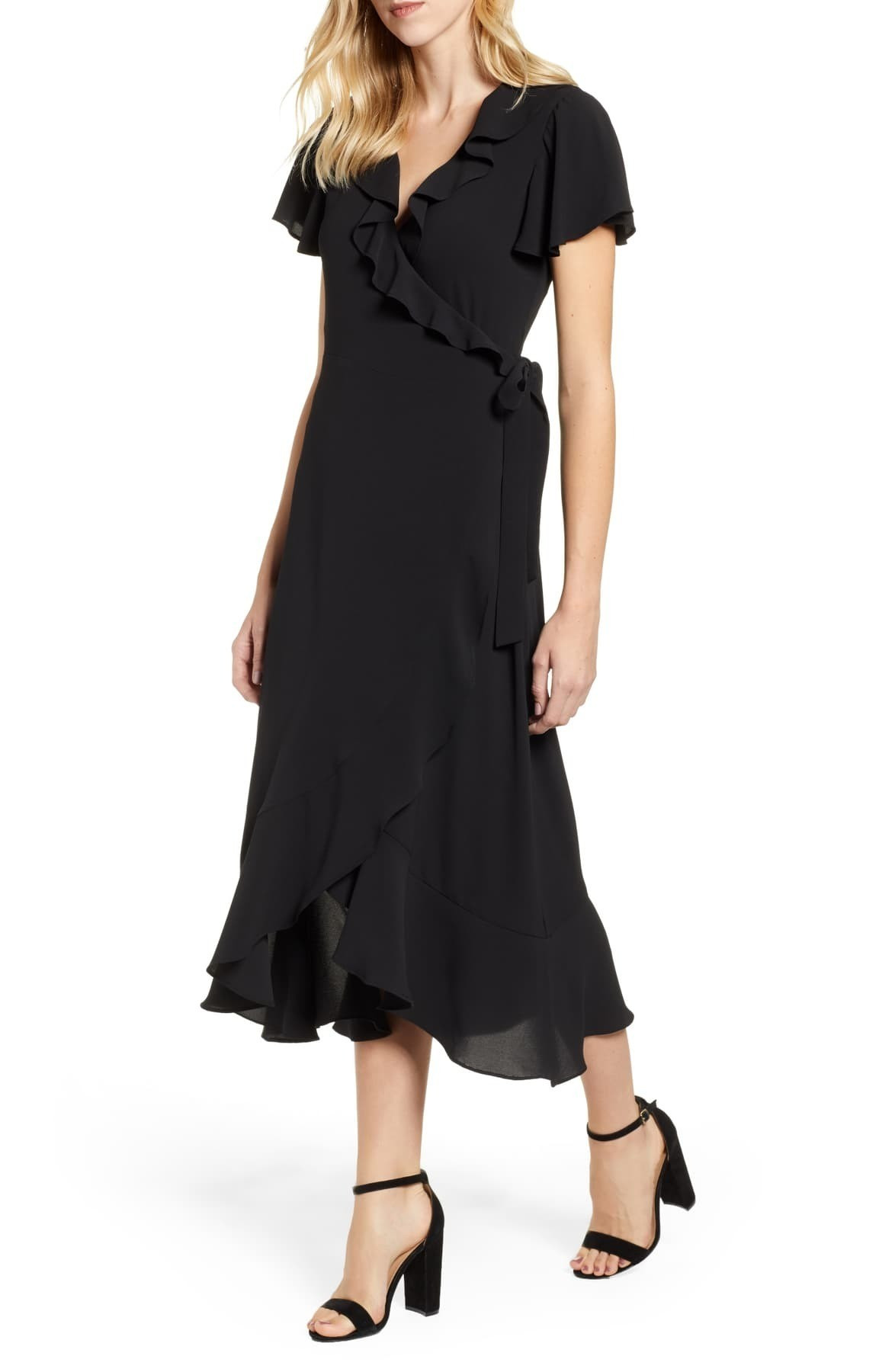 Ruffle Wrap Dress | Nordstrom Rack
