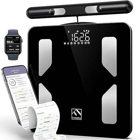 FITINDEX Smart Scale for Body Weight, Body Pod Scale [2026 Upgraded], 8-Electrode Body Compositio... | Amazon (US)