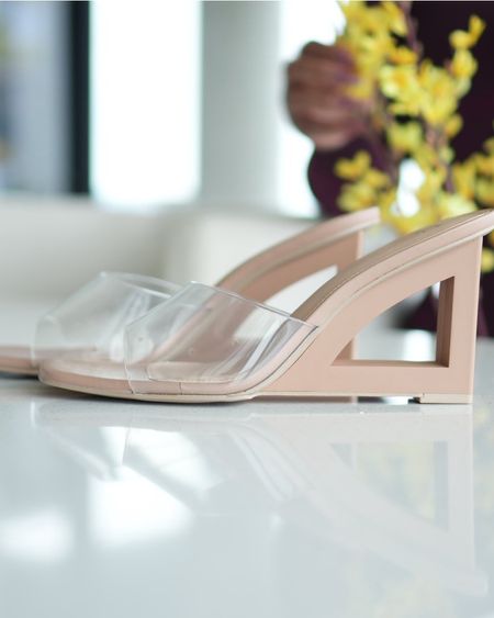 Sandal Season with these clear heels from Target that feature a unique heel  

#LTKfindsunder50 #LTKshoecrush #LTKstyletip