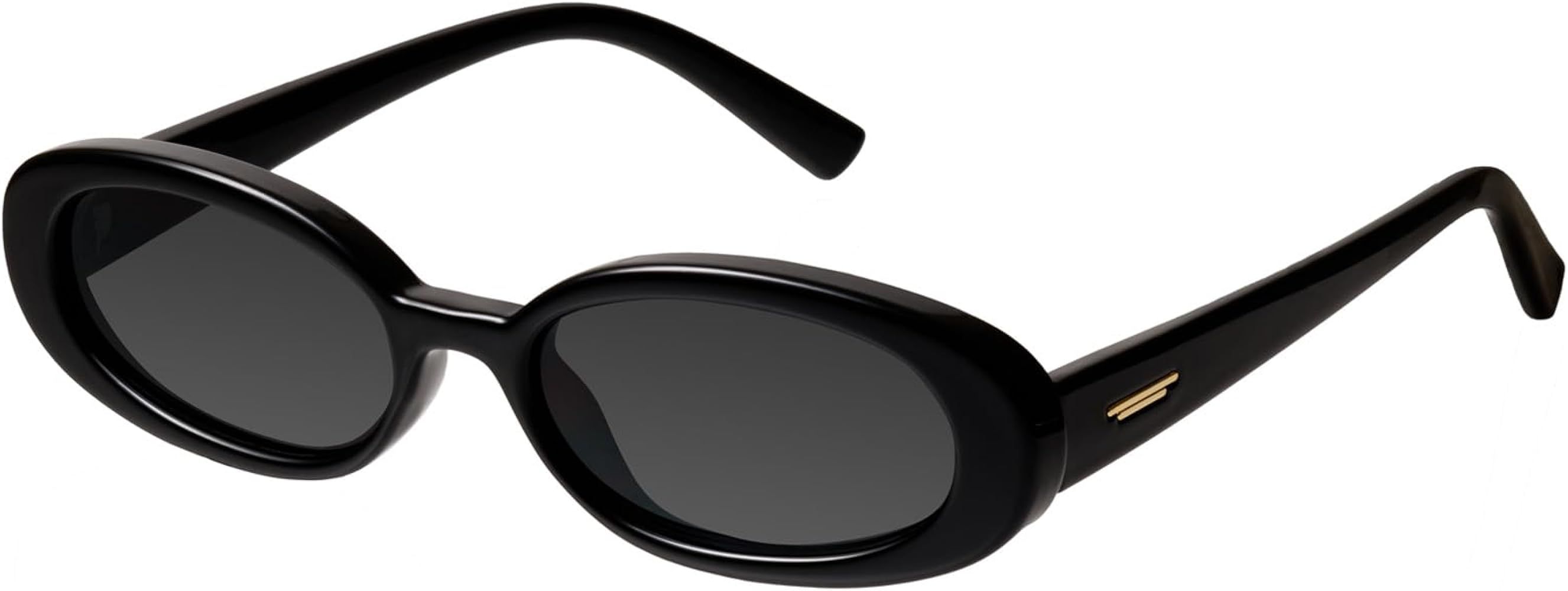 mosanana Retro Tiny Oval Sunglasses for Women with Small Face Narrow Style MS52360 | Amazon (US)