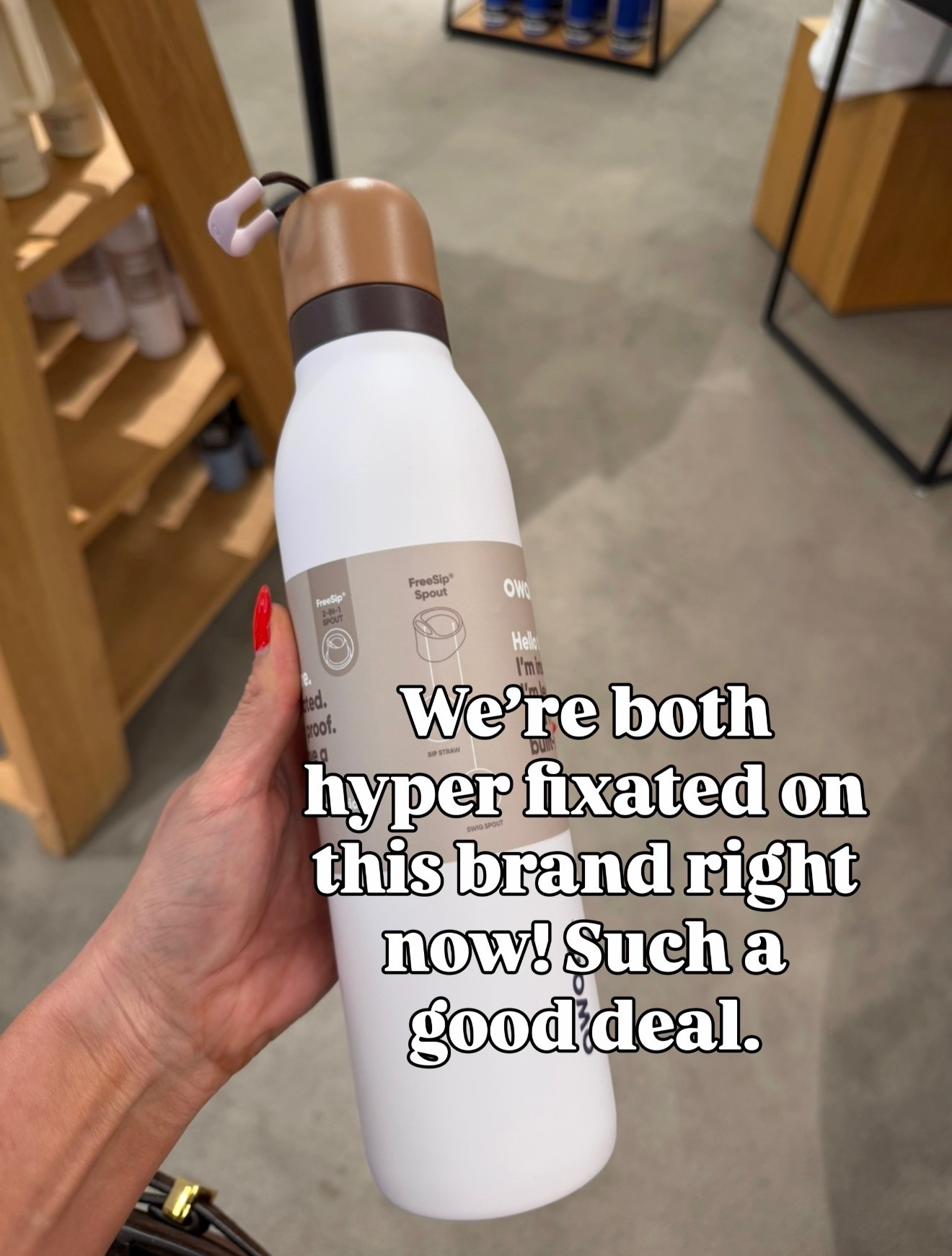 This brand is SOO good! Make sure to grab the ultimate mom water bottle during the Nordstrom
Anniversary sale!