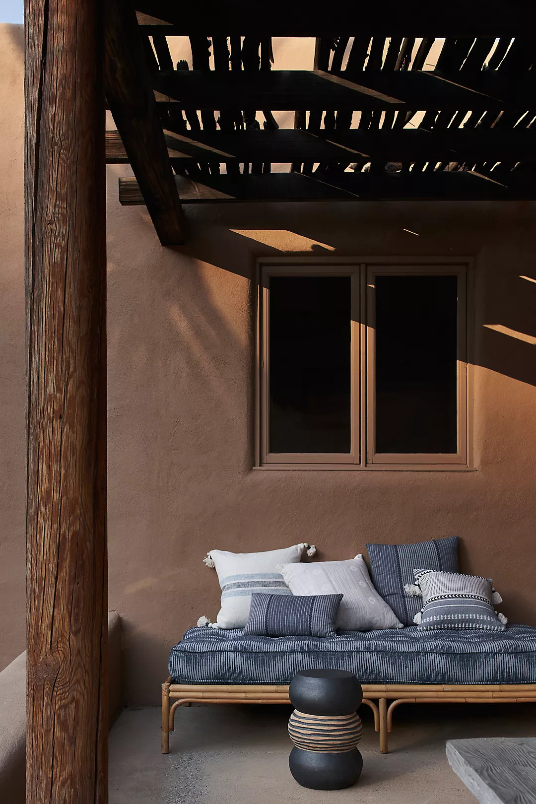 Peacock Ottoman | Anthropologie (US)