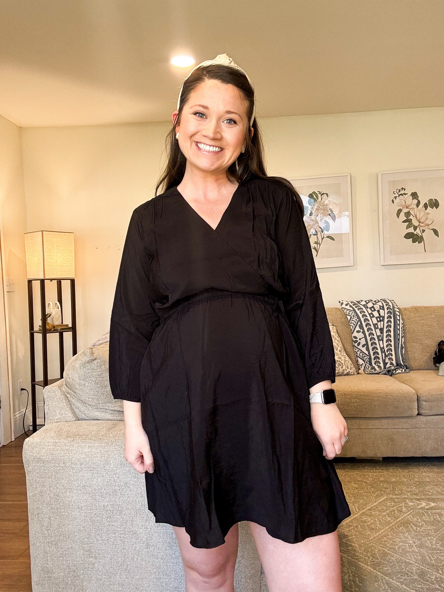 Black dress. New arrivals Walmart. Spring outfit. Spring dress