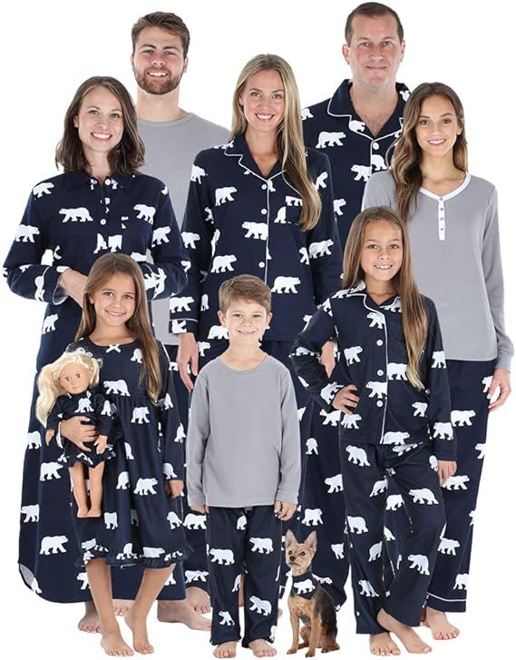 SleepytimePJs Christmas Family Matching Flannel Pajama Sets | Amazon (US)