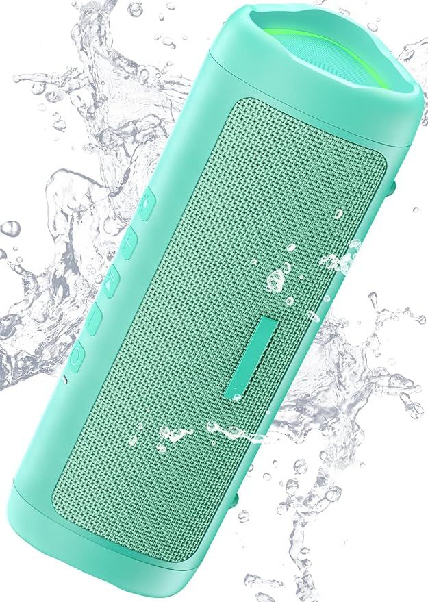 IPX5 Waterproof Bluetooth Speaker with 24H Playtime - For Home/Outdoor/Beach | Amazon (US)
