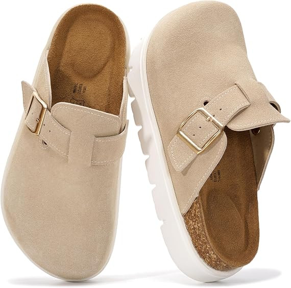 Project Cloud 100% Genuine Leather Platform Clogs for Women (BentonChunky) | Amazon (US)