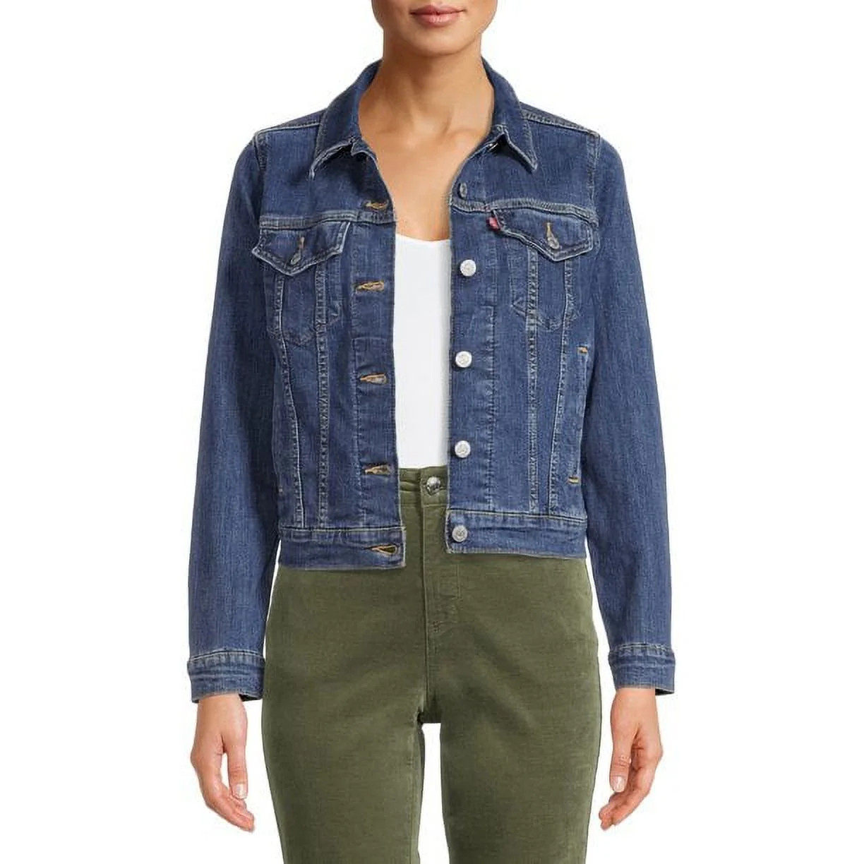 Levi's Red Tab Women's Original Trucker Denim Jacket - Walmart.com | Walmart (US)