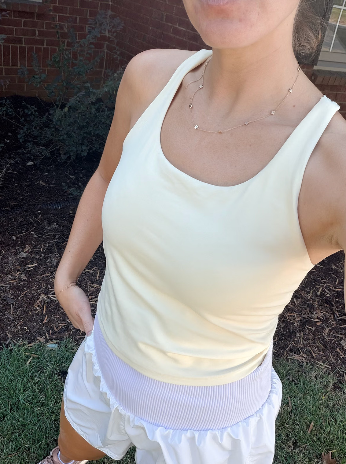 These shorts and tank with built in bra are perfect for walking or running. Wearing M in both. Sneakers run true 

#TheSouthernSource #workoutwear #amazonfashion 

 #LTKgrwm #LTKootd #LTKfitnessgoals