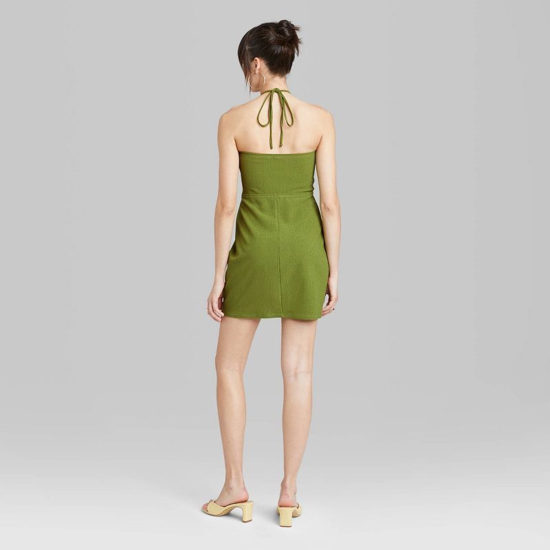 Women&#39;s Sleeveless Cut Out Bodycon Dress - Wild Fable&#8482; Green M | Target