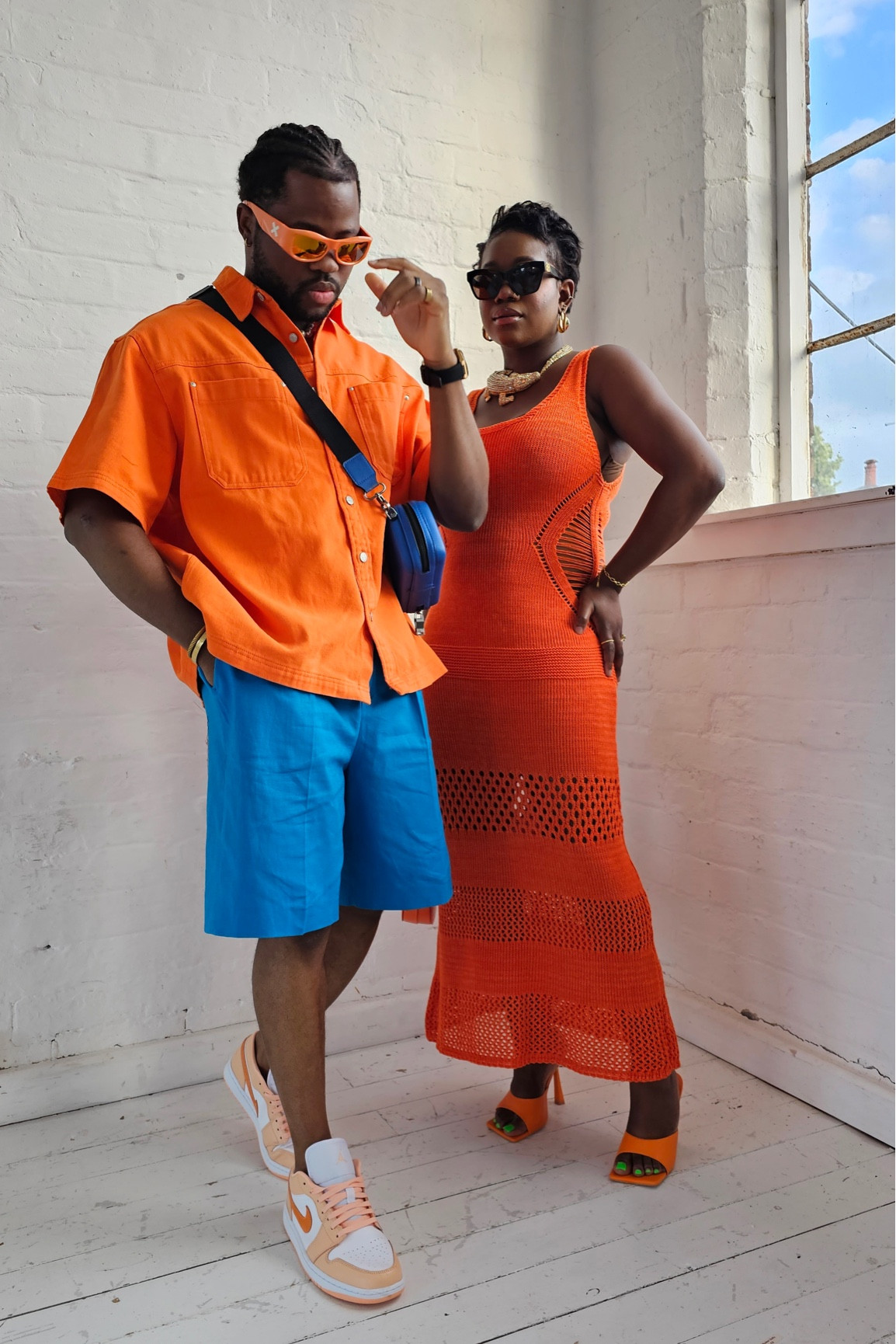 Orange + blue 

#LTKunder100 #LTKSeasonal #LTKworkwear