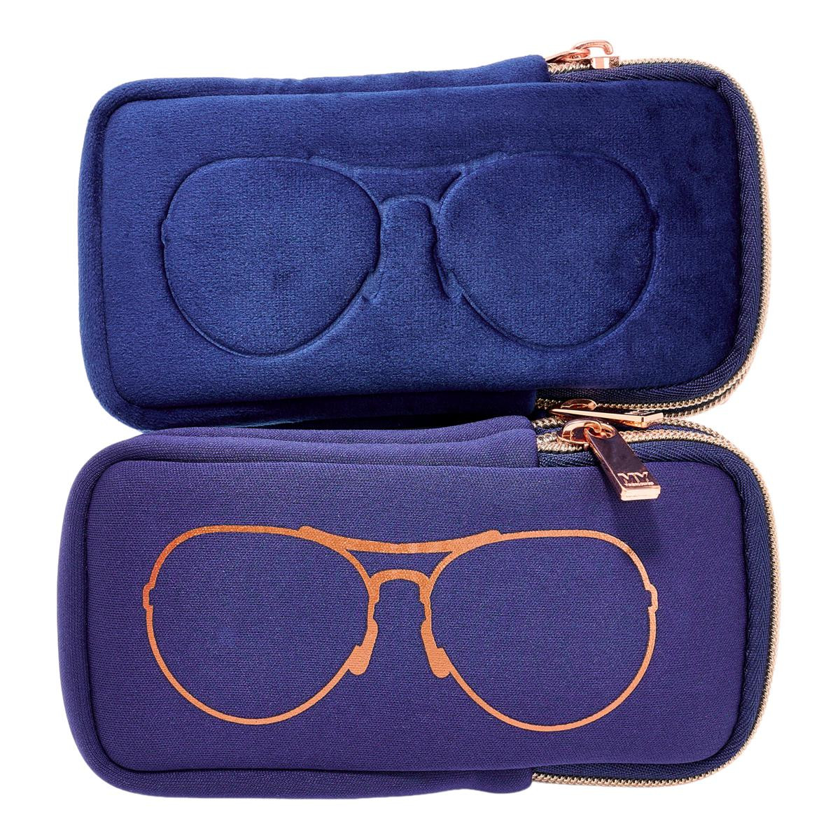 My Tag Alongs Set of 2 Travel Eyeglass Cases with Carabiner | HSN