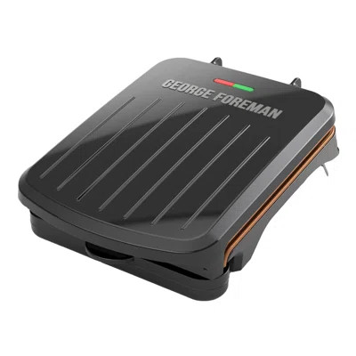 George Foreman 2-serving Classic Plate Electric Indoor Grill And Panini Press, Black | Wayfair North America