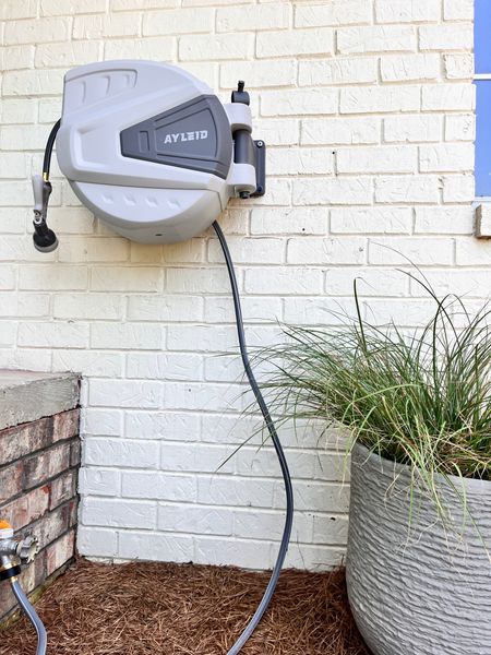 Wall mounted retractable garden hose reel from Amazon! 
Spring home refresh, spring outdoor finds 

#LTKhome #LTKSeasonal #LTKstyletip