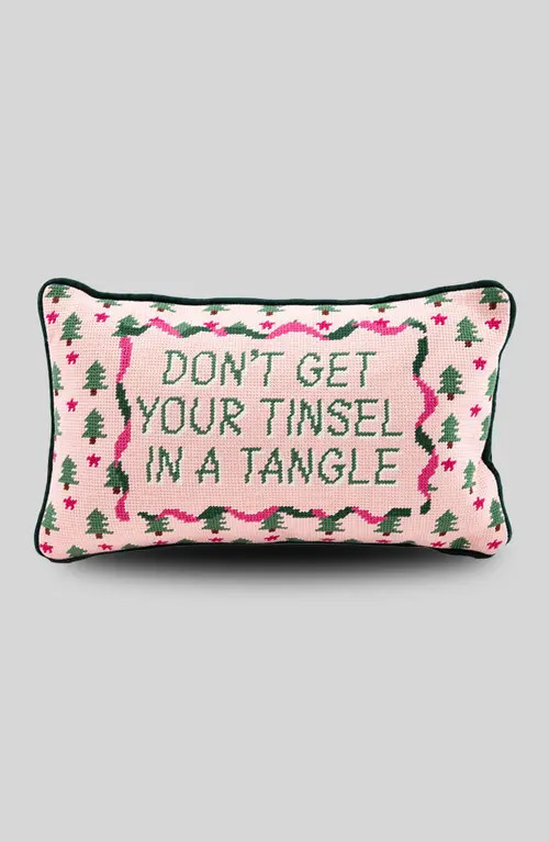 Furbish Tinsel in a Tangle Needlepoint Pillow at Nordstrom | Nordstrom