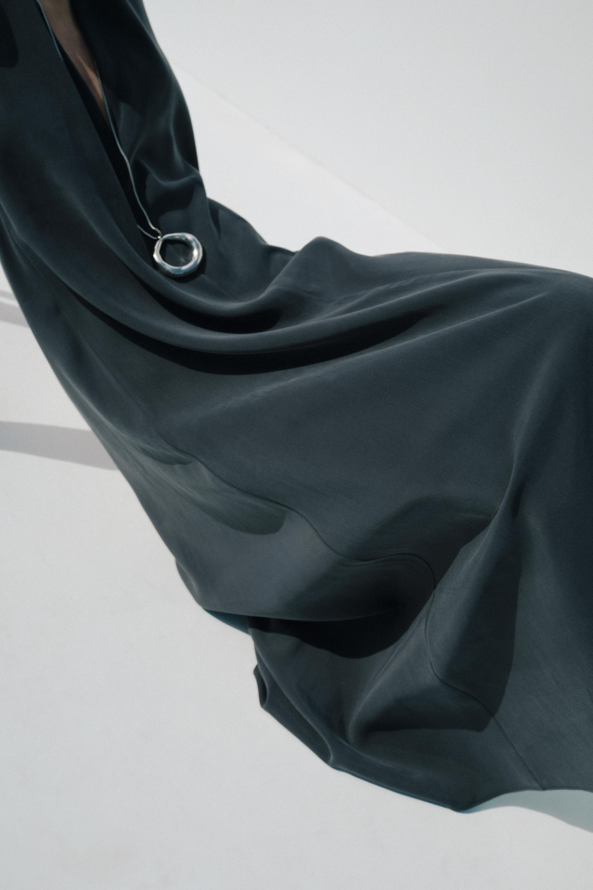 HALTER TIE MIDI DRESS | Zara US