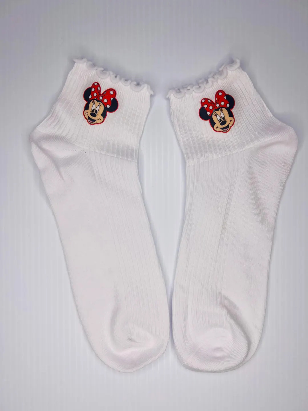 Girl Mouse Ruffle Socks - Etsy | Etsy (US)