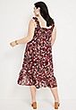 Plus Size Aster Floral Off The Shoulder Midi Dress | Maurices