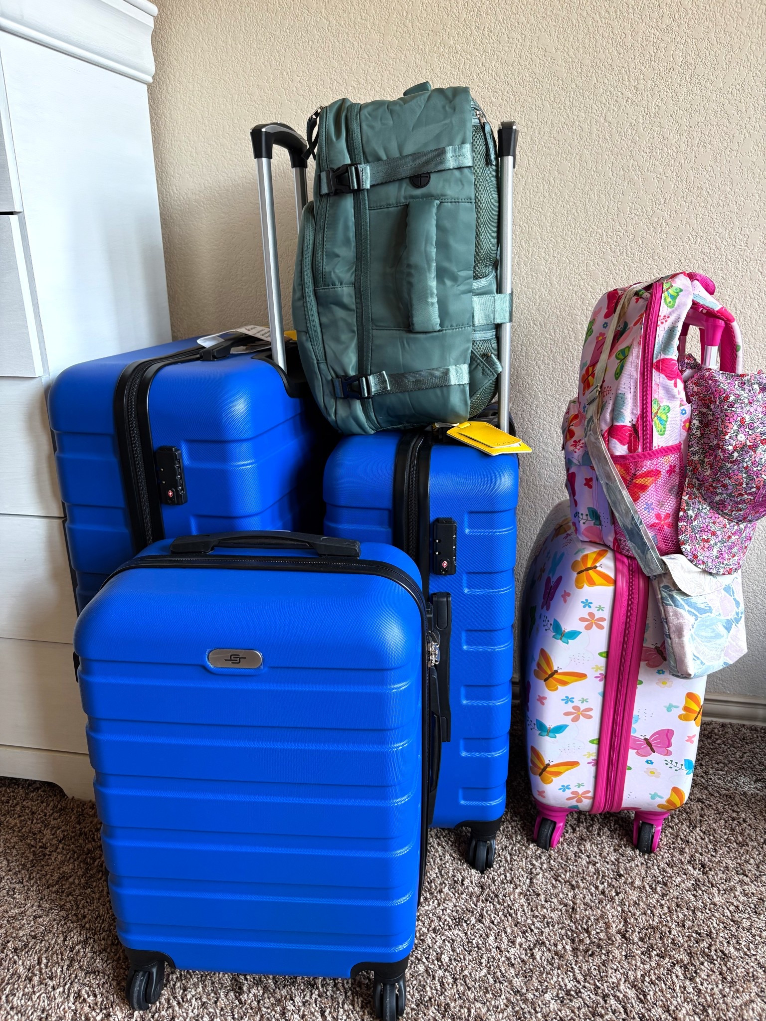 Luggage for the whole family 

#LTKKids #LTKFamily #LTKTravel