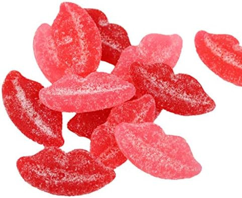 Gimbal's Fine Candies Sour Pucker-up Gummy Lips, 1 Lb, 68 Pieces, Assorted Flavors | Amazon (US)
