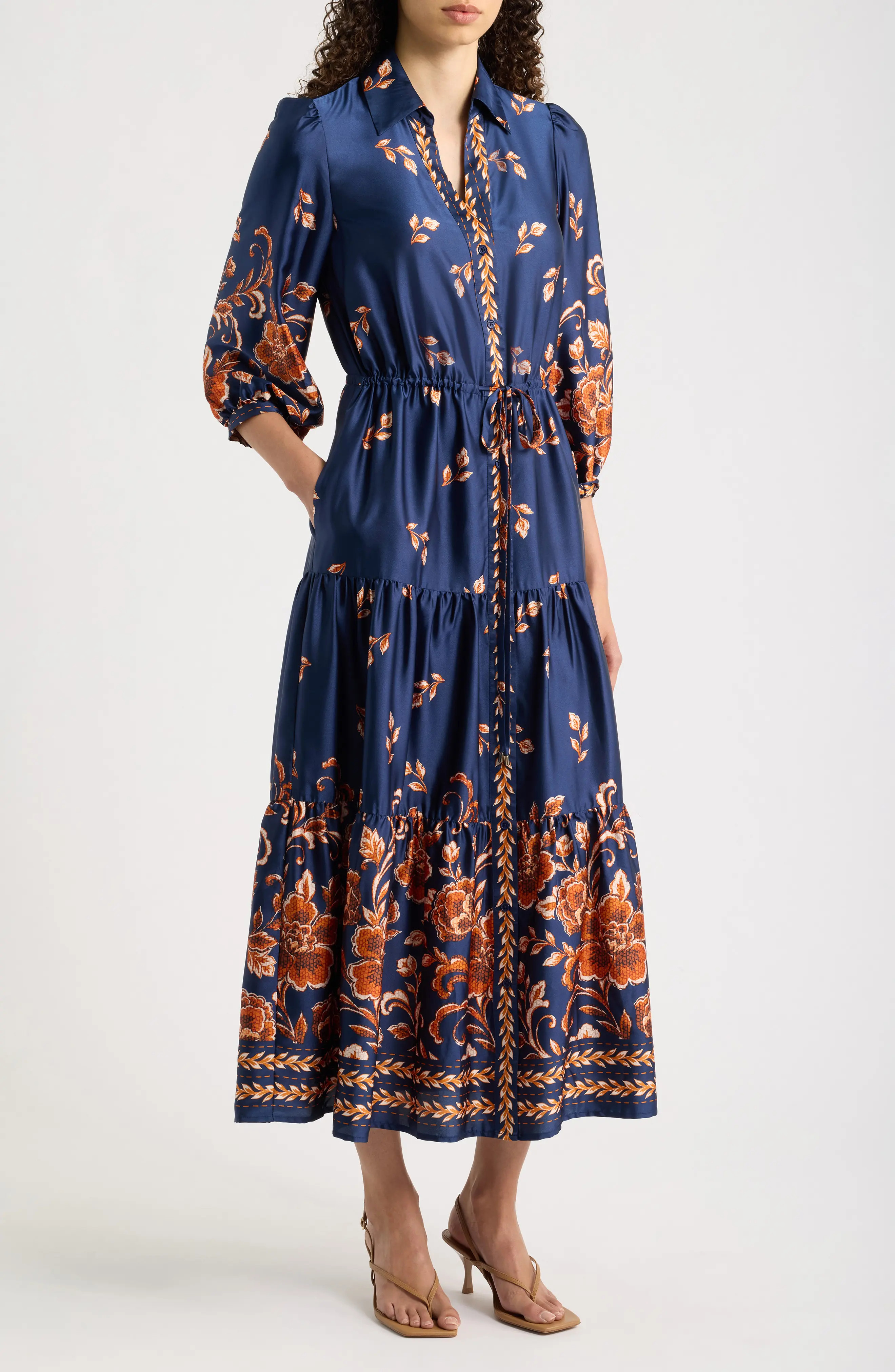 Julia Jordan Printed Shirtdress (Women) | Nordstrom | Nordstrom