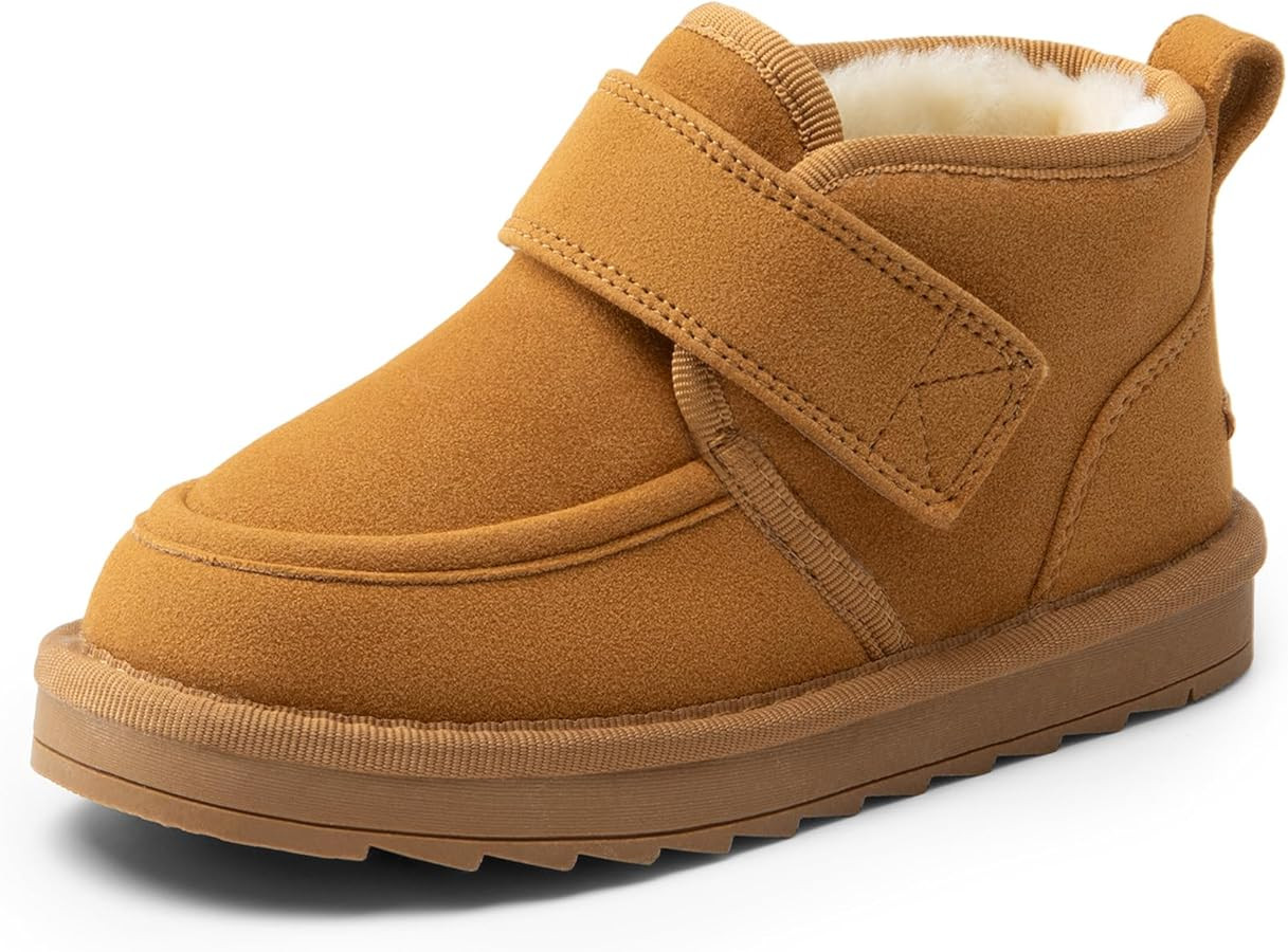 DREAM PAIRS Toddler Boots Boys Kids Girls Winter Warm Faux Fur Walking Ankle Boots FuzzyGo Kid's ... | Amazon (US)