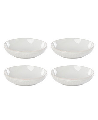 French Perle Groove Pasta Bowls, Set Of 4 | Macy's
