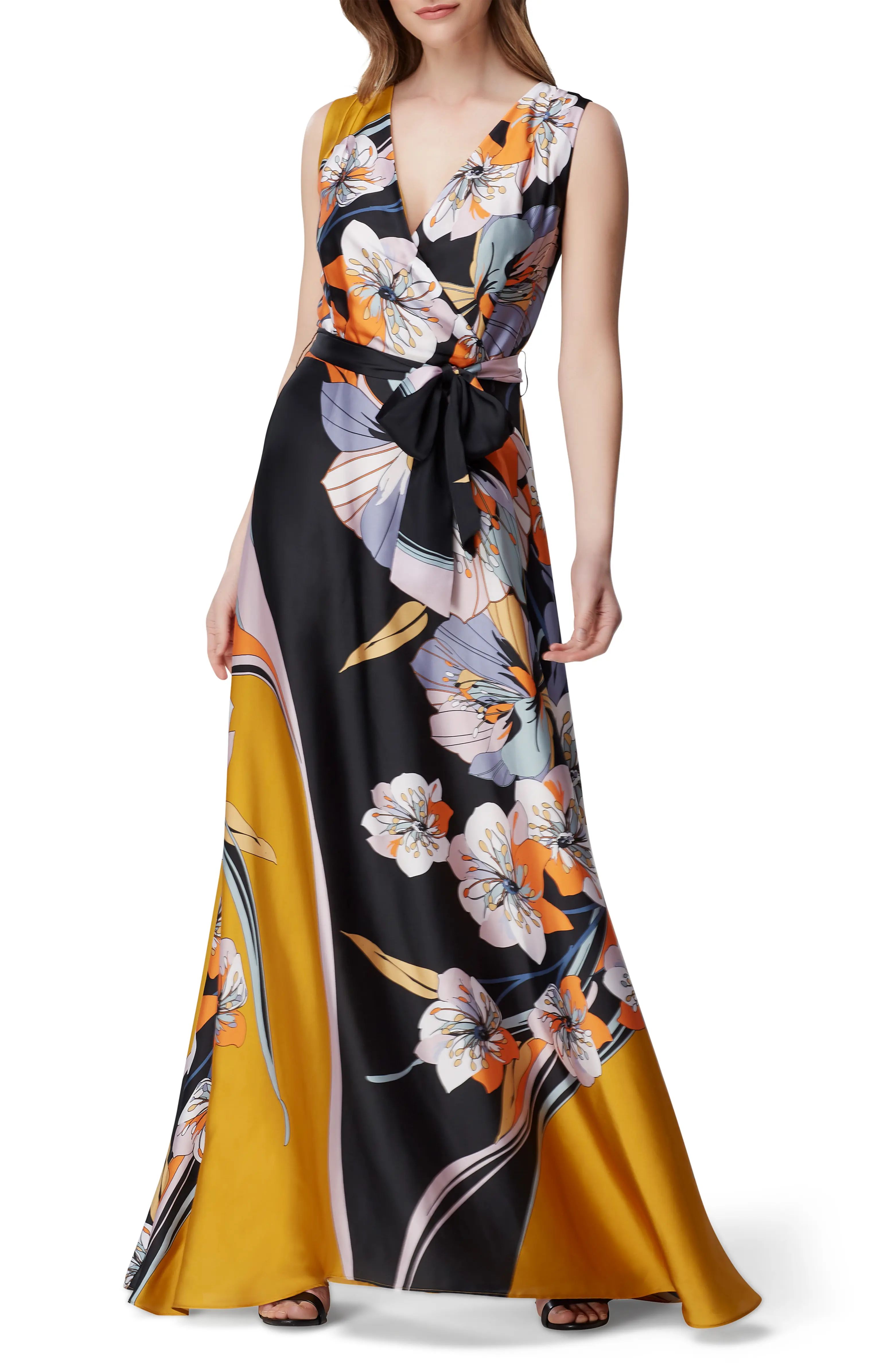 Retro Floral Maxi Dress | Nordstrom