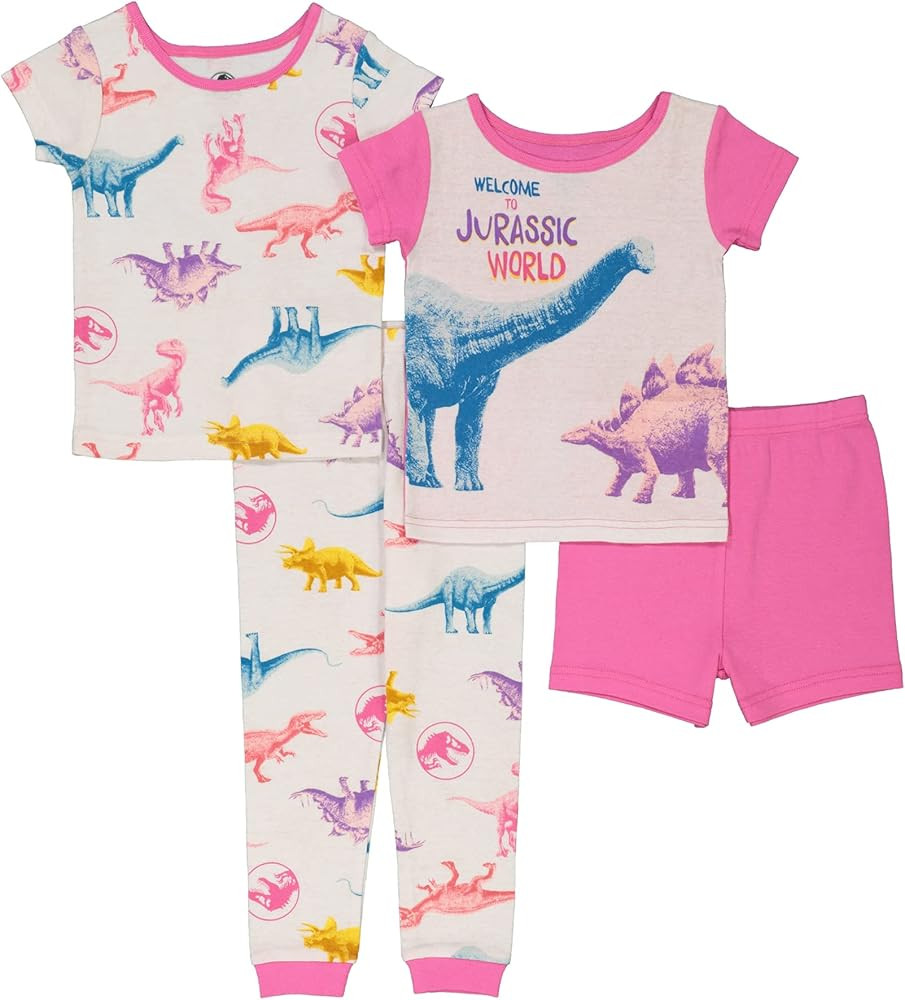 Jurassic World Boys' Toddler Girls' Pajama Set | Amazon (US)