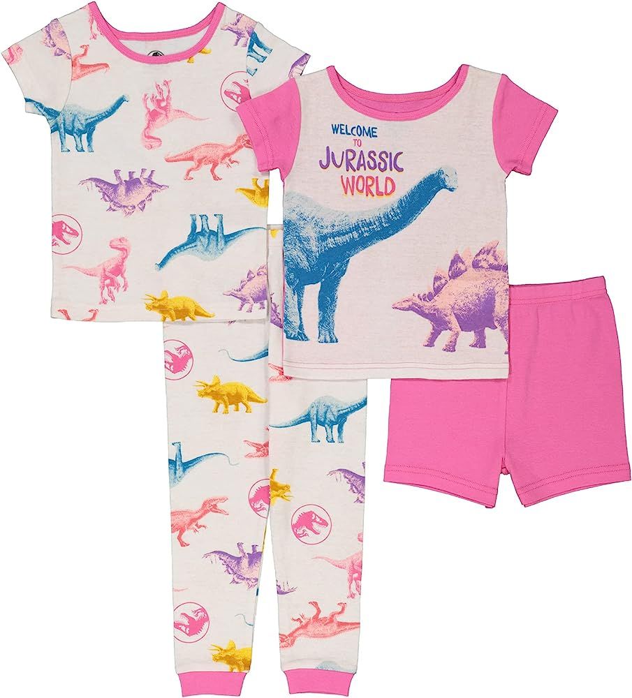 Jurassic World Boys' Toddler Girls' Pajama Set | Amazon (US)