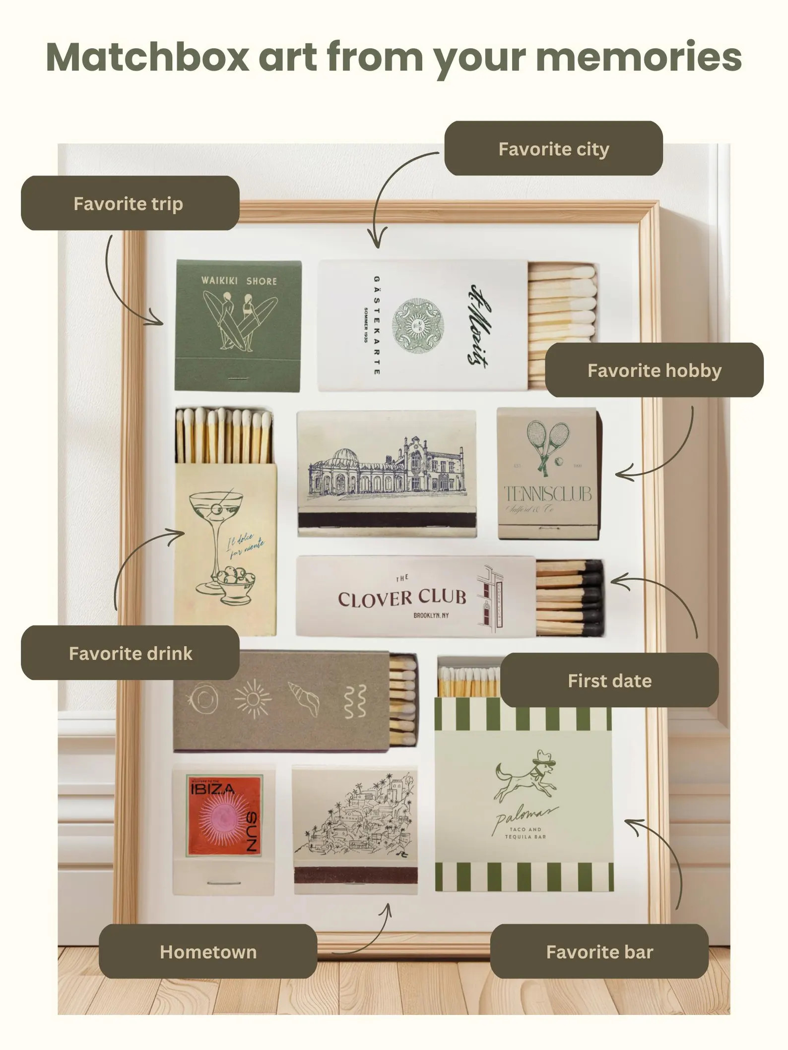 Custom Matchbox Art Print – Personalized Valentine’s Day, Anniversary, Engagement or Birthday... | Etsy (US)