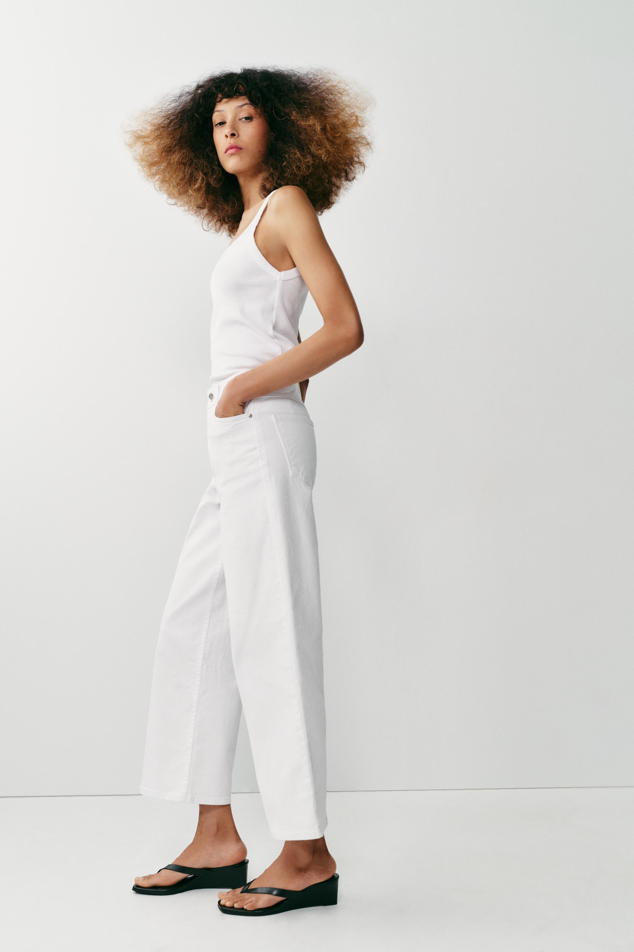 Z1975 HIGH-WAIST COMFORT CULOTTE JEANS | Zara US